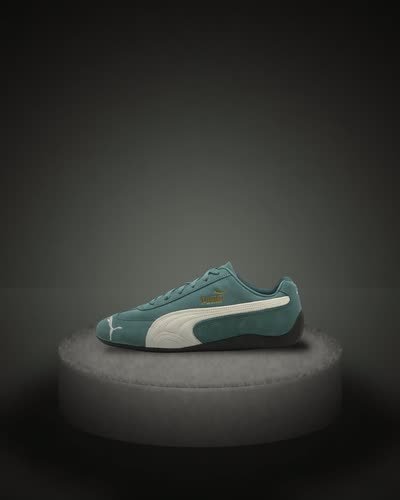 PUMA Speedcat OG Men's Sneakers — Emerald Ice/Black Suede Low-Top